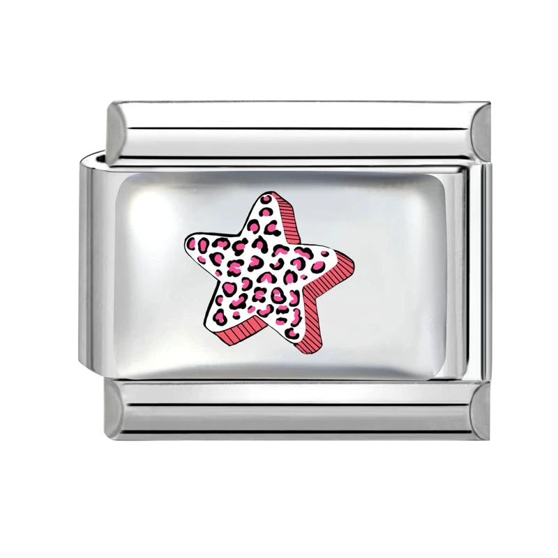 DIY Labour Day Series Italian Charm Bracelet Hammer Axe Pattern Bead