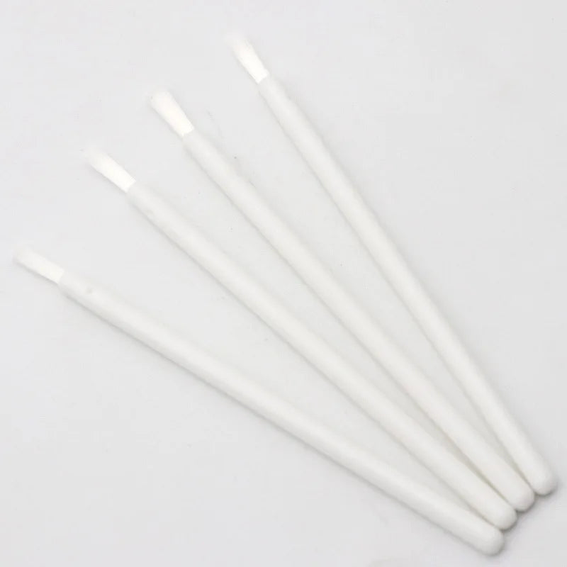Disposable Nylon Fiber Lip Brush Lipstick Wands Clean Applicator Qme 50PCS White China Mainland