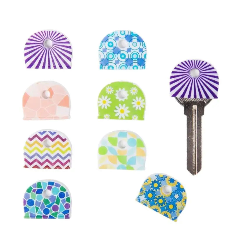 Non Slip Silicone Key Protective Covers Reusable Identifier Caps Car Qme Default Title