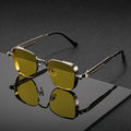 Fashion Sunglasses Men Women High End Driving Special Sun Glasses Anti UV Spring Hinges Women Eyepiece Trendy Driver Glasses Qme YL