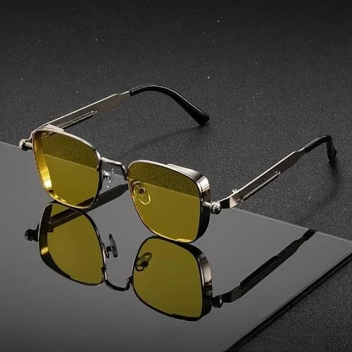 Fashion Sunglasses Men Women High End Driving Special Sun Glasses Anti UV Spring Hinges Women Eyepiece Trendy Driver Glasses Qme YL