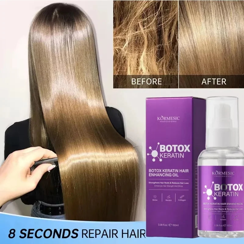 5 Seconds Repair Magical Keratin Hair Essence Damaged Frizzy Hair Soft Smooth Shiny Nutrition Deep Moisturize Hair Care Oil Qme 1pc