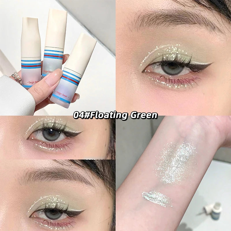Gege Bear Sparkling Diamond Liquid Eyeshadow Versatile Highlighter No Qme GX1222-4