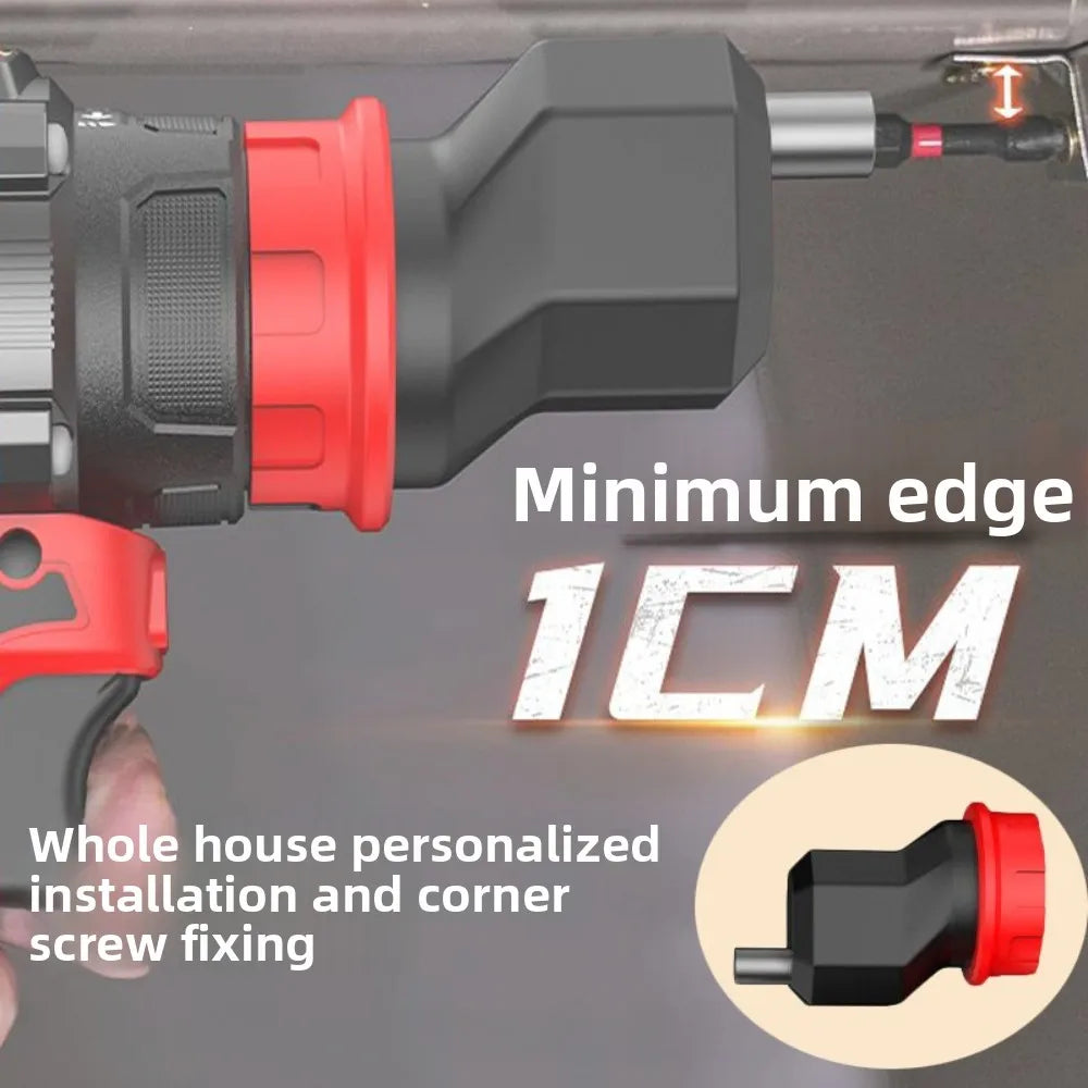 Hex Bit Conversion Connector 6.35mm Quick Release Drill Chuck Practical Accessory for Cordless Corded Electric Drills Qme