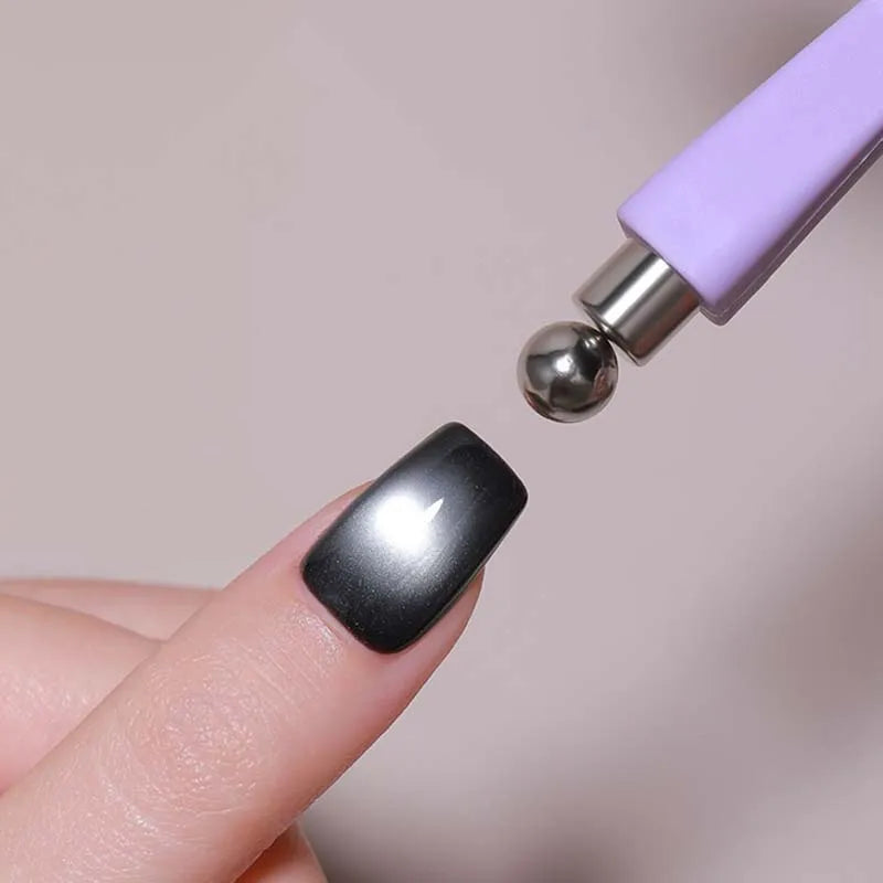 Multi-Functional Starfish Nail Magnet 8-in-1 Nail Art Tool Strong Magnetic Force Stick Anti-Fall Silicone Cover Cat Eye Manicure Qme