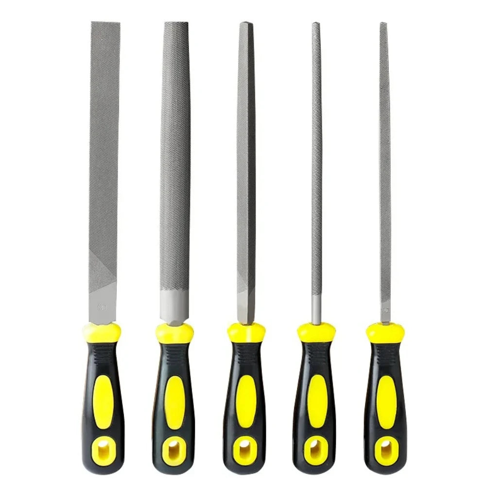 Professional Fitter File Set Heavy-Duty High-Carbon Steel Coarse Tooth for Woodworking Metal Craft & Home DIY Tools Qme