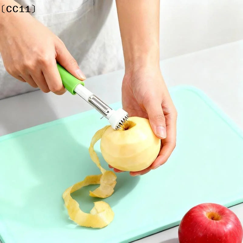 Stainless Steel Rust-proof Fruit Peeler Anti Slip Handle Qme