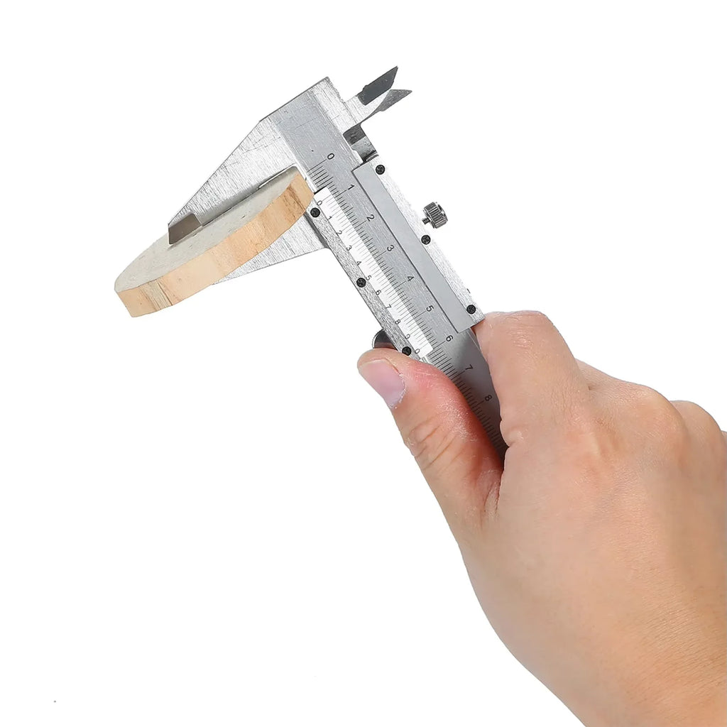 Professional Stainless Steel Vernier Caliper Gauge 0-150mm Sliding Gauge Measurement Tool Inside Outside Depth Step Micrometer Qme