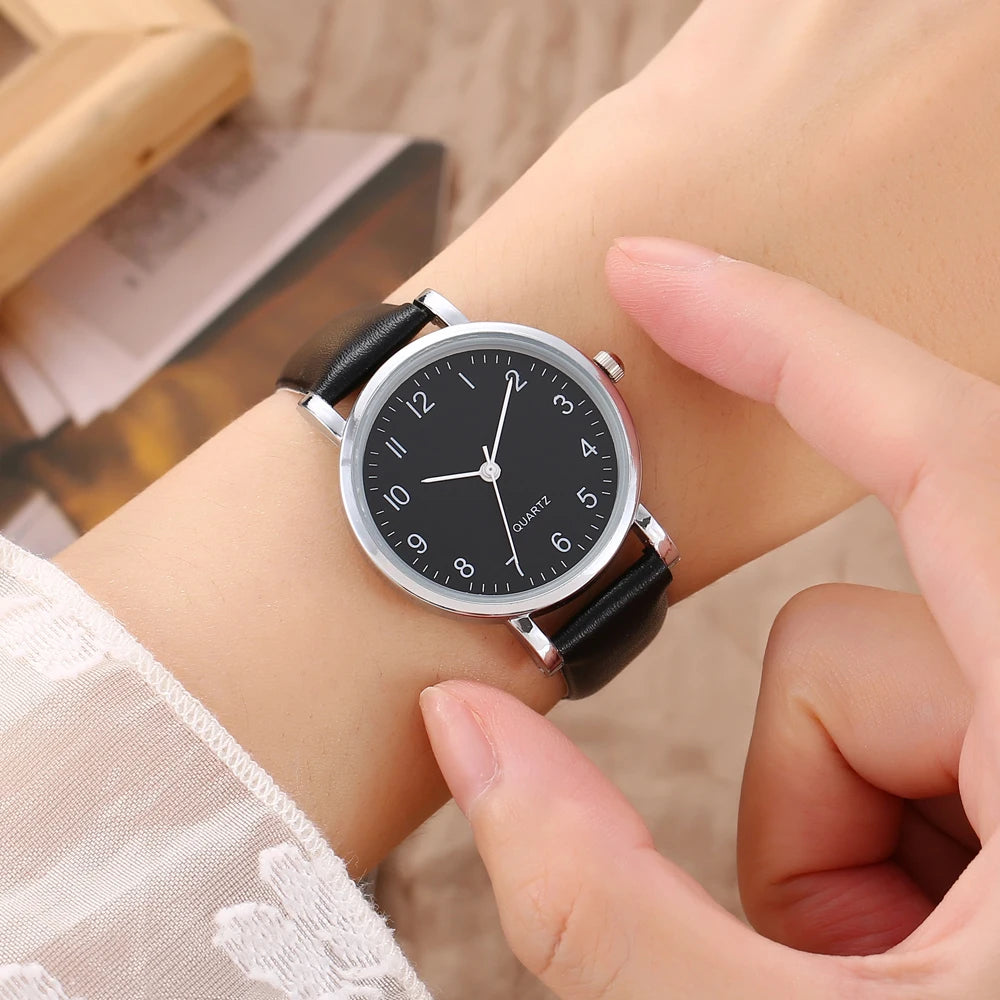 New student exam simple and fashionable electronic personality temperament watch quartz watch retro ins style Qme 4