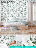 Vinyl Green Leaf Peel Stick Wallpaper Self Adhesive Contact Paper Qme A1 LSSY 3FTx17in(1mx45cm)