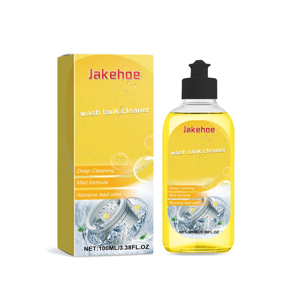 Washing Machine Cleaner Eco-Friendly Deep Cleaning Liquid Washer Cleaner Deodorizer Detergent Washing Machine Cleaning Liquid Qme 100ml Boxed