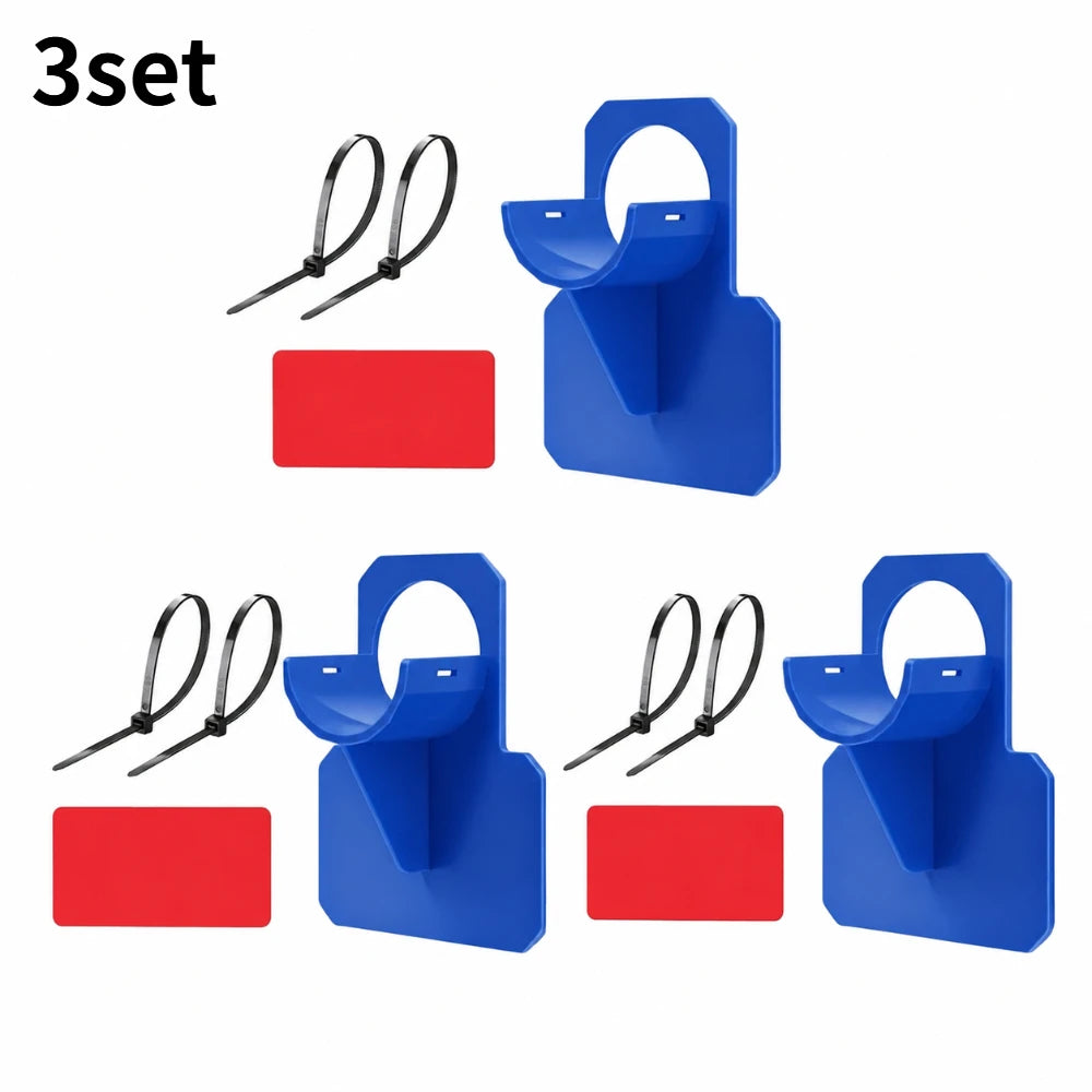 1/3/5Set Durable Pool Pipe Support Bracket Prevents Hose Sagging,Simple Installation Fit Most Common Above-ground Swimming Pools Qme blue 3set