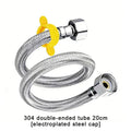 Stainless Steel Braided Tubing High-Pressure Thickened Hot And Cold Water Inlet Pipe Qme A1