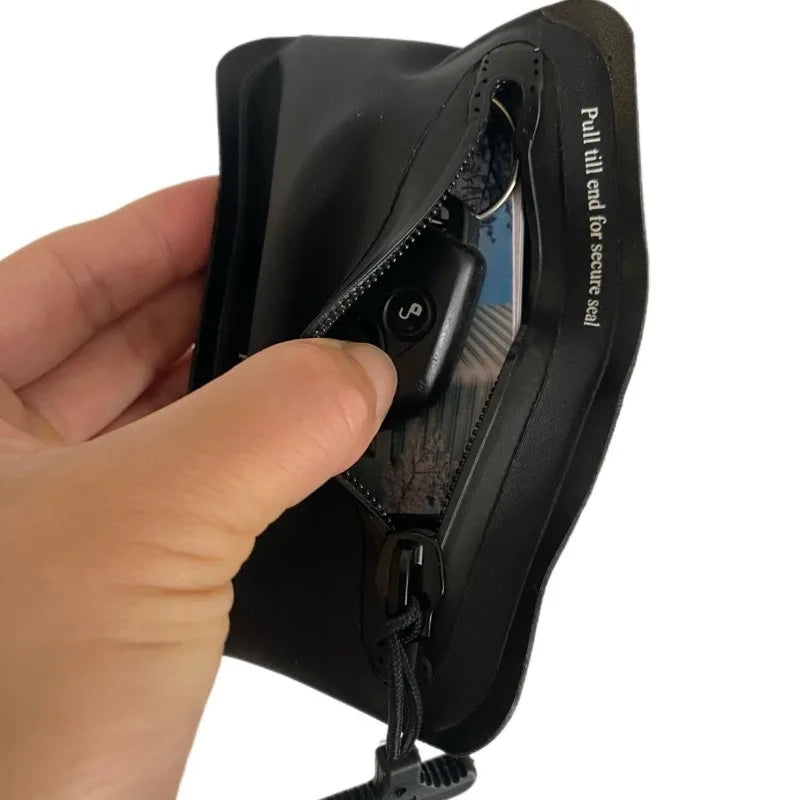 Waterproof Black Hypalon TPU Wallet Card Holder Car Key Case Outdoor Qme