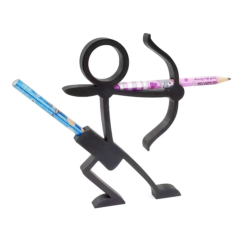 3D Printed Stick Figure Pencil Holders Pen Racks Desktop Ornaments Qme A1