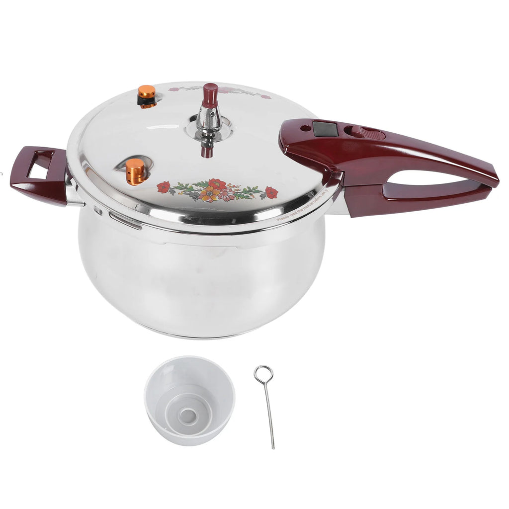 Pressure Cooker Stainless Steel 80KPA Pressure Cooker Ergonomic Handle Multiple Security Guard for Home Use 6/7/9/11L Qme 11L
