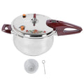 Pressure Cooker Stainless Steel 80KPA Pressure Cooker Ergonomic Handle Multiple Security Guard for Home Use 6/7/9/11L Qme 11L