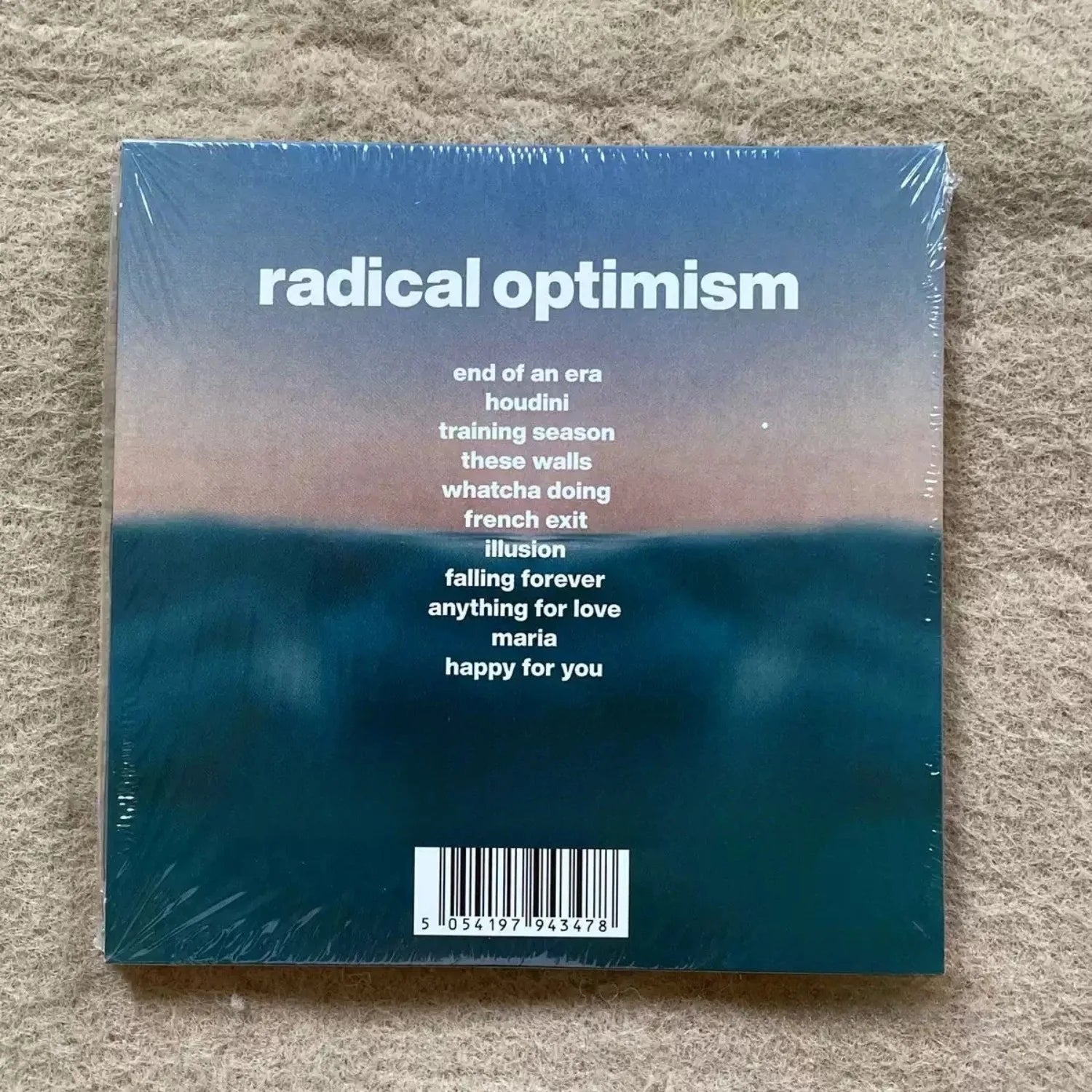 Ocean View Pop Music CD Album, Summer Optimism Style, Perfect for Music Lovers & Modern Aesthetic Collections Qme