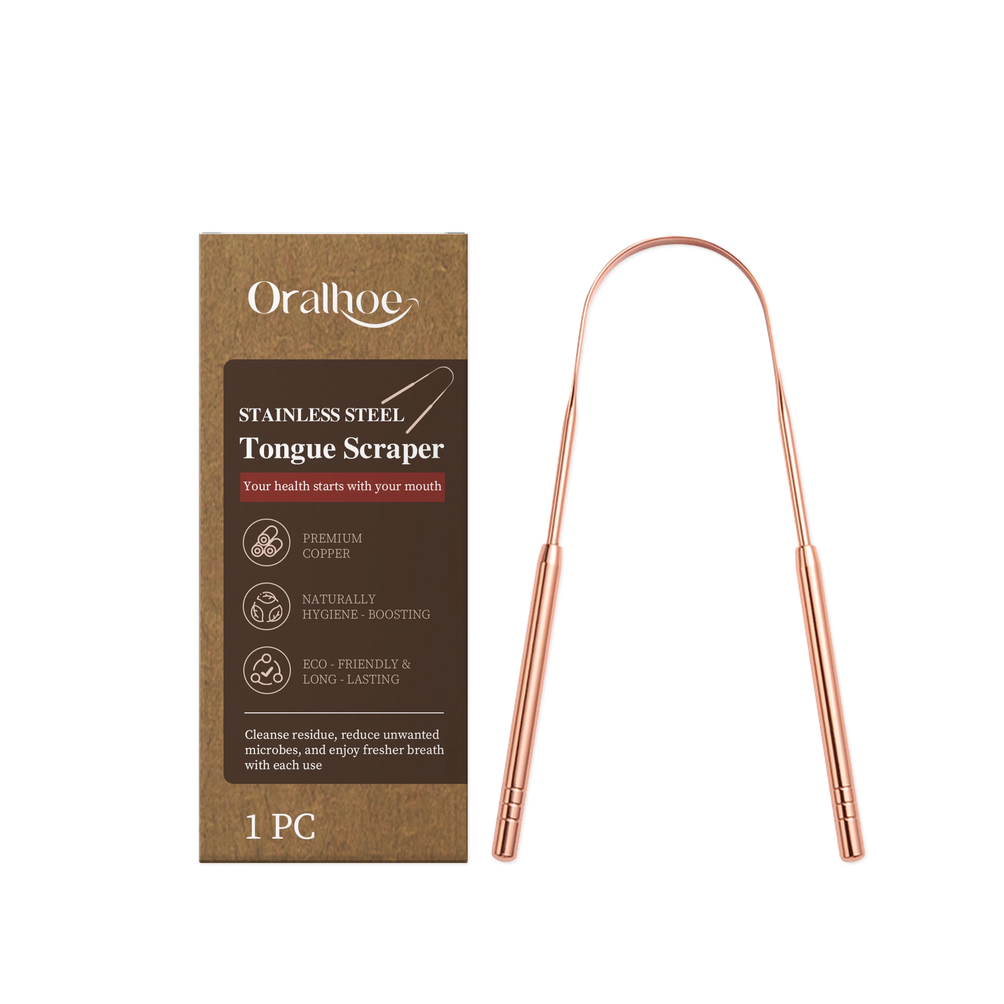 1/2/3pcs Stainless Steel Tongue Scraper Tongue Cleaning Brush Remove Mouth Odor Improve Bad Breath Keep Fresh Oral Hygiene Tools Qme 1pc Boxed
