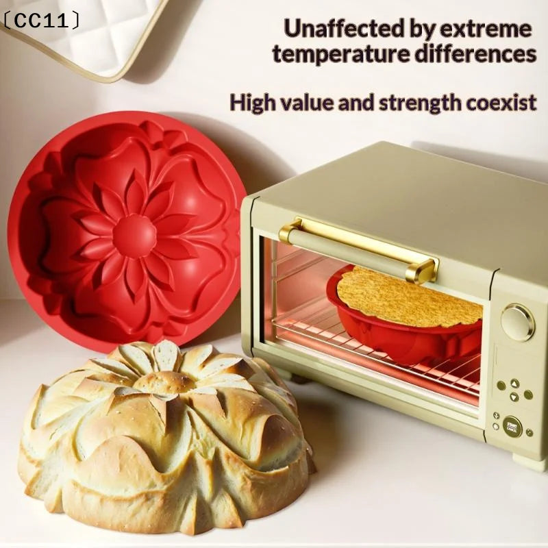 Charlotte Cake Pan Silicone Cheesecake Nonstick Round Baking Mold Qme