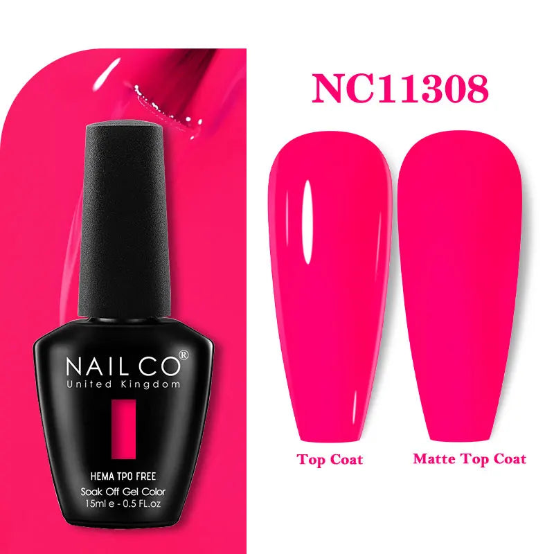 NAILCO Coat Base Gel Nail Polish Nails Art Semi Permanent Lacquer