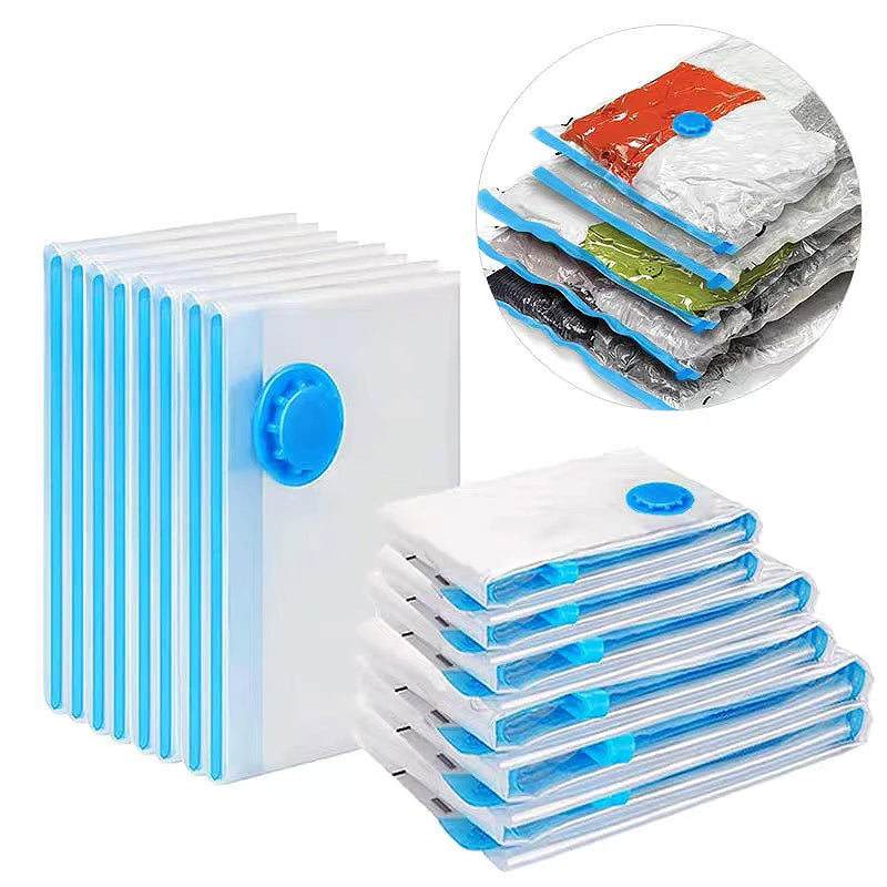 Folding Compressed Space Saving Clothes Storage Big Towel Cloth Qme