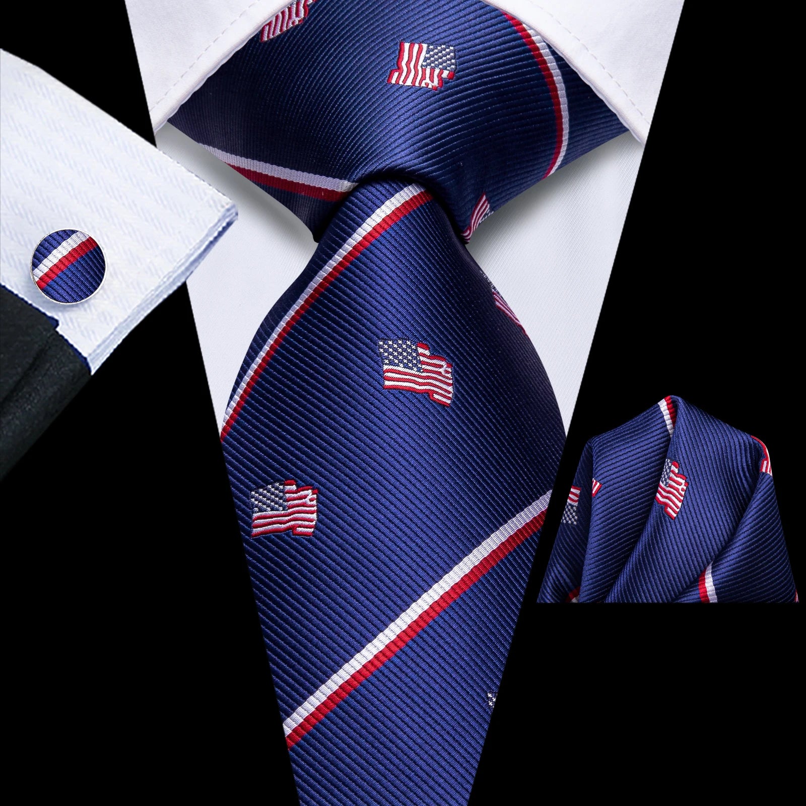 Hi-tie Mens Tie Black Green Purple Geometric Striped Paisley Floral Qme HT-LDSN3971
