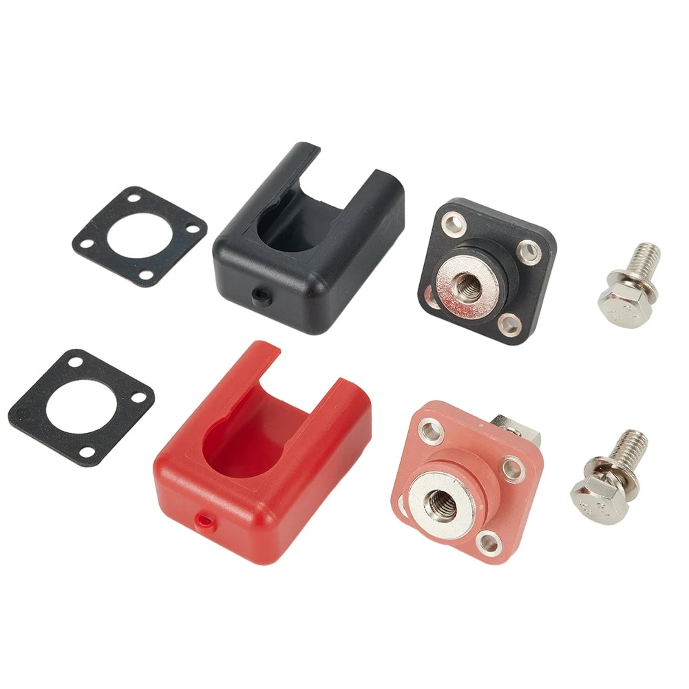 2PCS 200A All-Copper Lithium Battery Energy Storage Terminal Battery Connector Battery Storage Terminal Post Qme