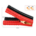 1 Pair Plastic Handle Test Alligator Clip Electric Project 100-300A Qme 300A