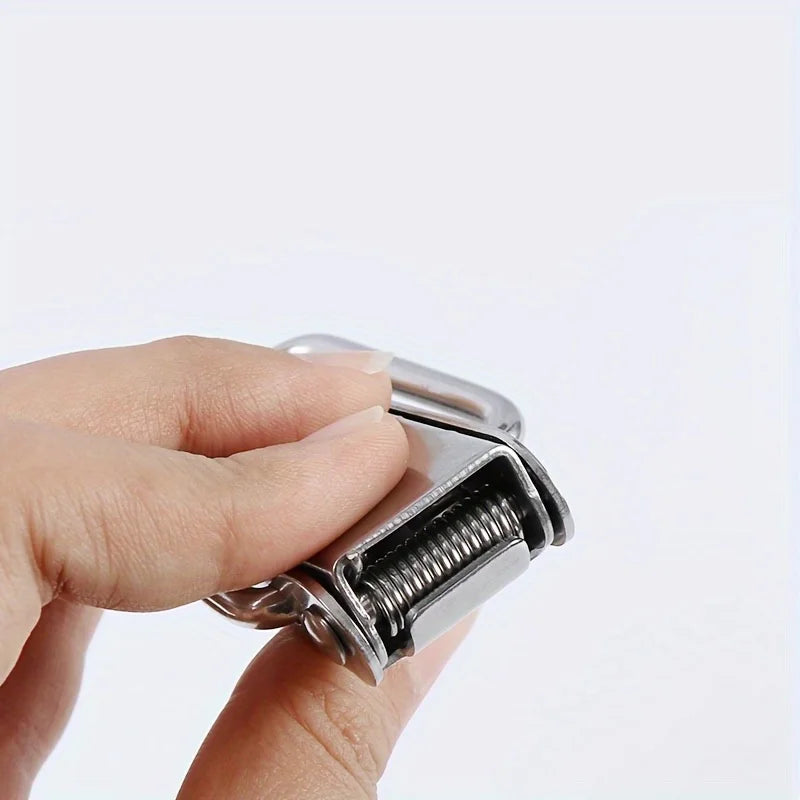 4-Piece Durable Spring Rod Latch Clip - Stylish Modern Toggle Catch Lock for Toolbox Catch Leather Box Lock, Safety Lock Qme