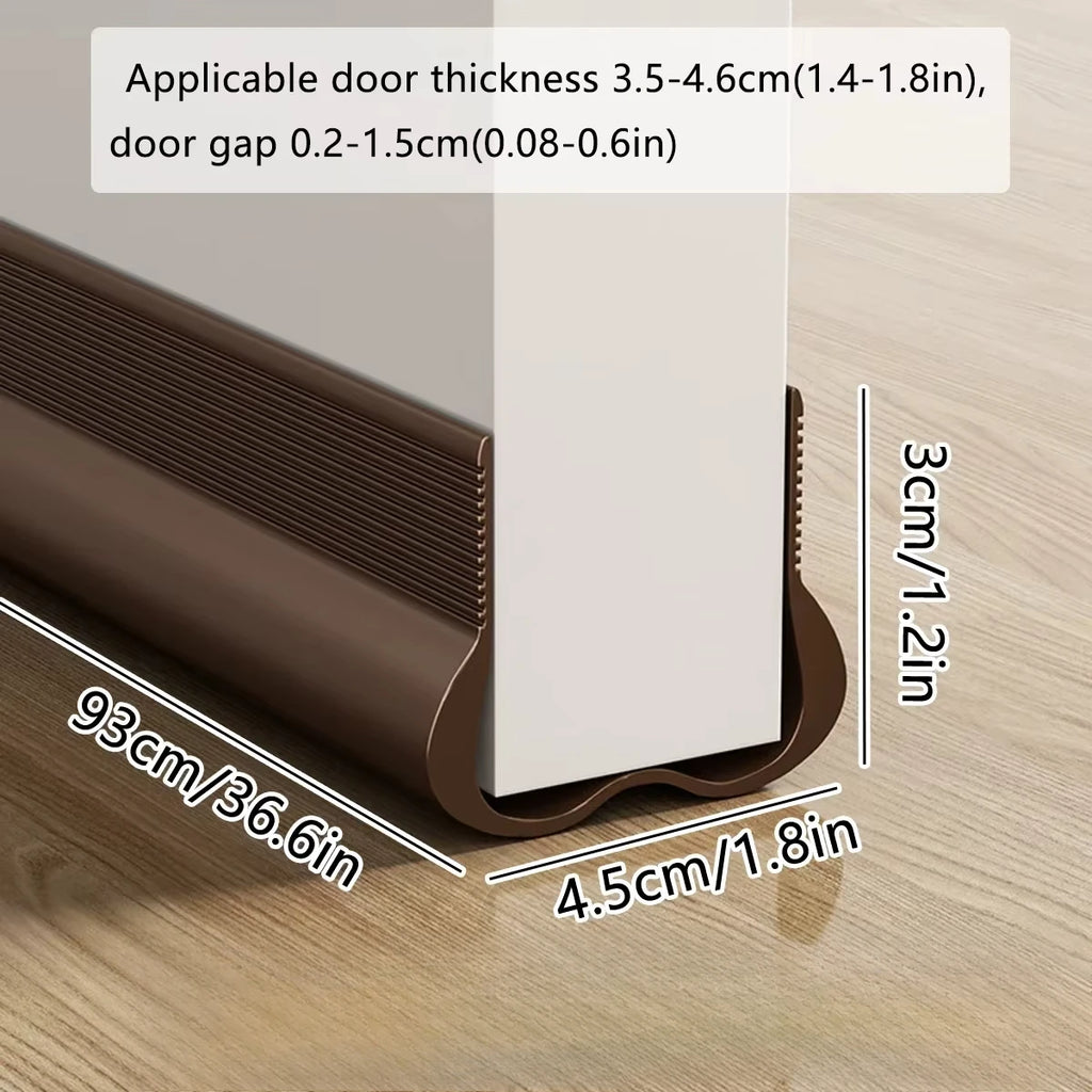 PVC Flexible Door Bottom Sealing Strip Under Doors Draft Stopper Qme
