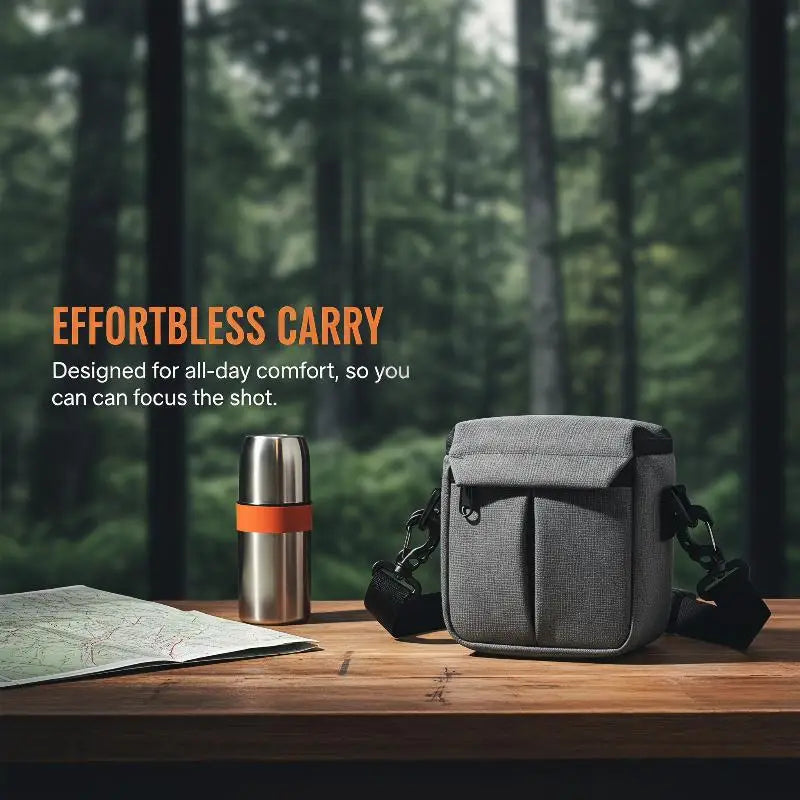 Shockproof Eco-friendly Material Camera Bag Adjustable Crossbody Qme