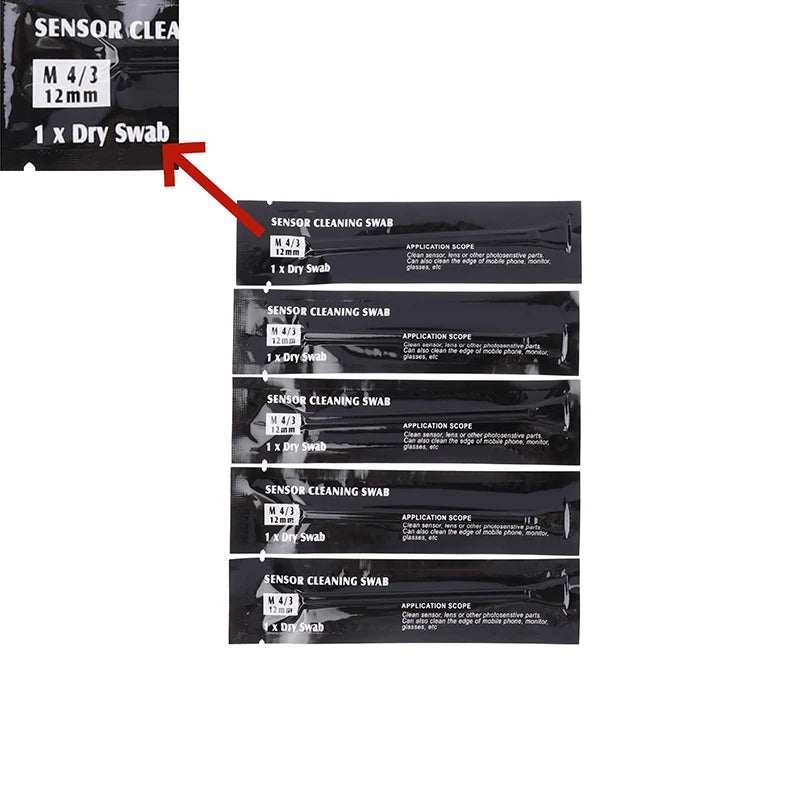 5 Cleaner Swab 12 16 CCD Sensor Camera Full-frame APS-C Sensors Qme 5PCS 12MM Dry