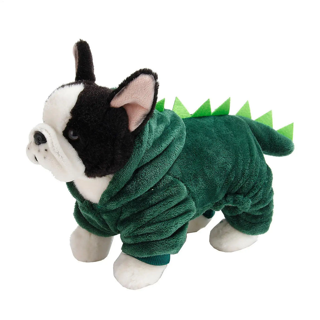 2026 Dinosaur Cat Clothes Dog Pet Dinosaur Cosplay Hoodies Soft Halloween Dog Costume Pet Clothes For Small Medium Dog Cat Puppy Qme