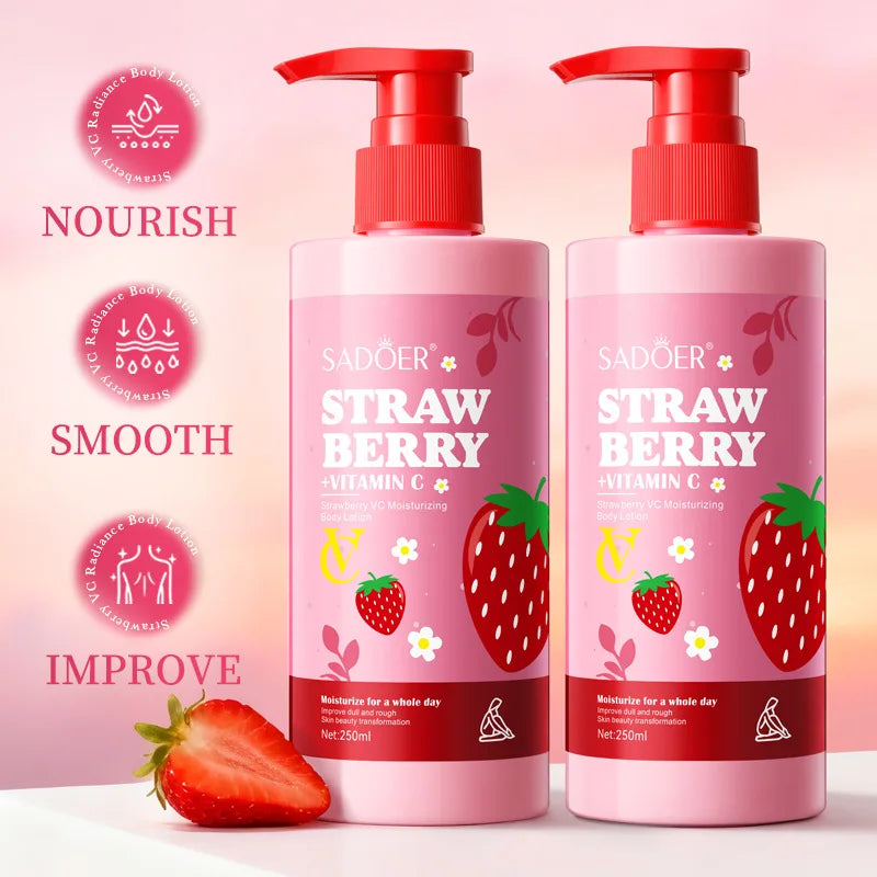 8 80fl Oz Strawberry Vitamin C Moisturizing Body Lotion Suitable Qme