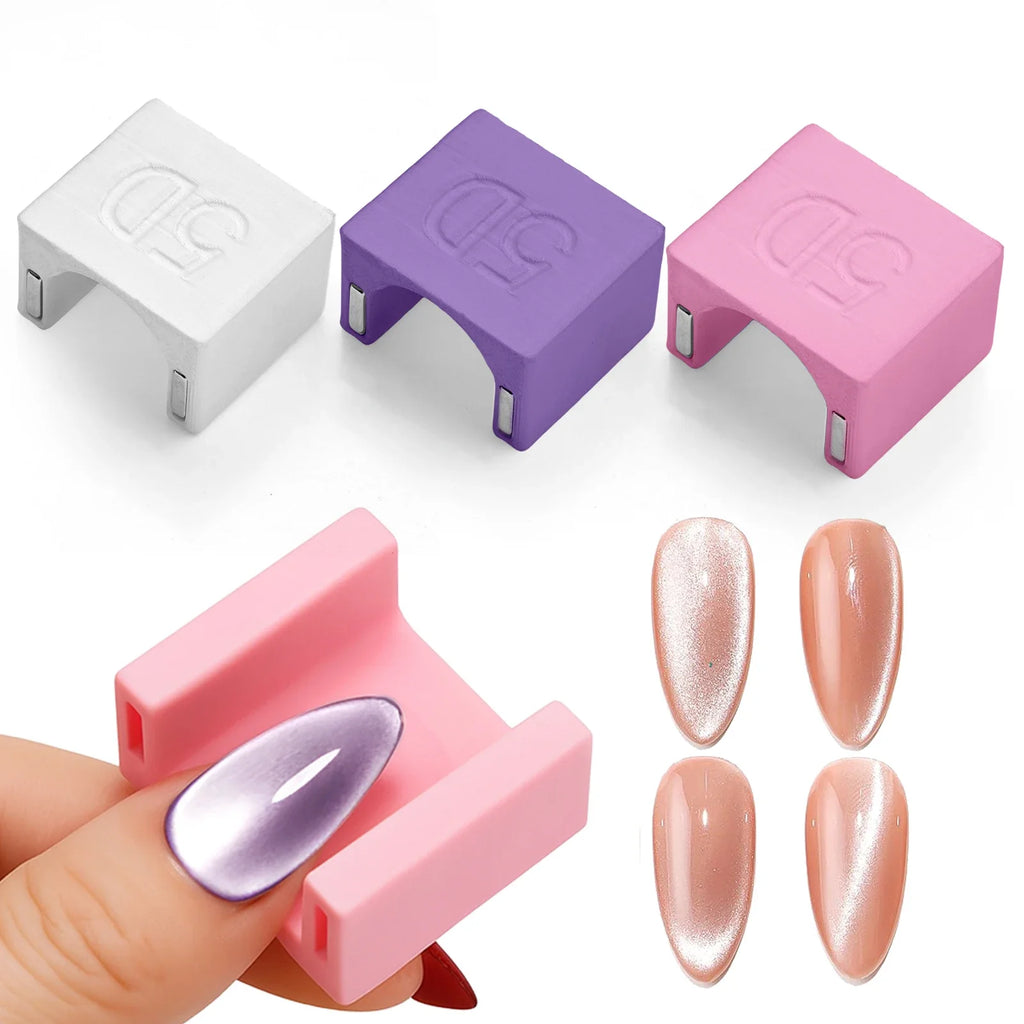 Cat Eye Magnet Tool Nail Art Cat Eye Magnet Stick For Cat Eye Gel Effect Special Velvet 5D Manicure Salon DIY Magnetic Tool Qme