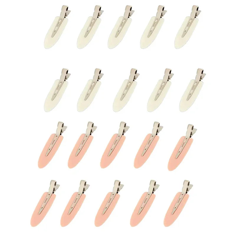 10pcs/set No Crease Basic Hair Clips For Women Girls Hair Styling Makeup No Bend Hairpins Barrettes Fashion Hair Accessories Qme 20pcs white pink
