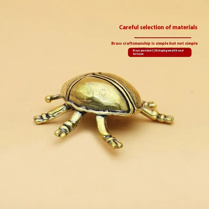 Funny Ant Scorpion Crafts Solid Brass Insect Beetles Figurines Qme