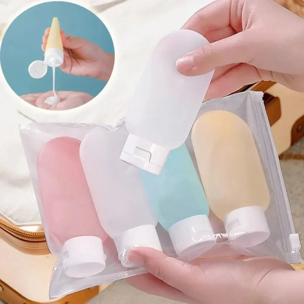 Refillable Bottle Soft Lotion Container Squeeze Tube Empty Portable Qme