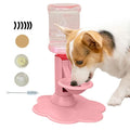 Cat Water Dispenser Non-slip Adjustable Automatic Pet Supplies Animal Qme No plug Pink China Mainland