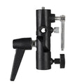 Aluminum Alloy Light Stand Bracket Adjustable Swivel Lock Studio Qme Default Title