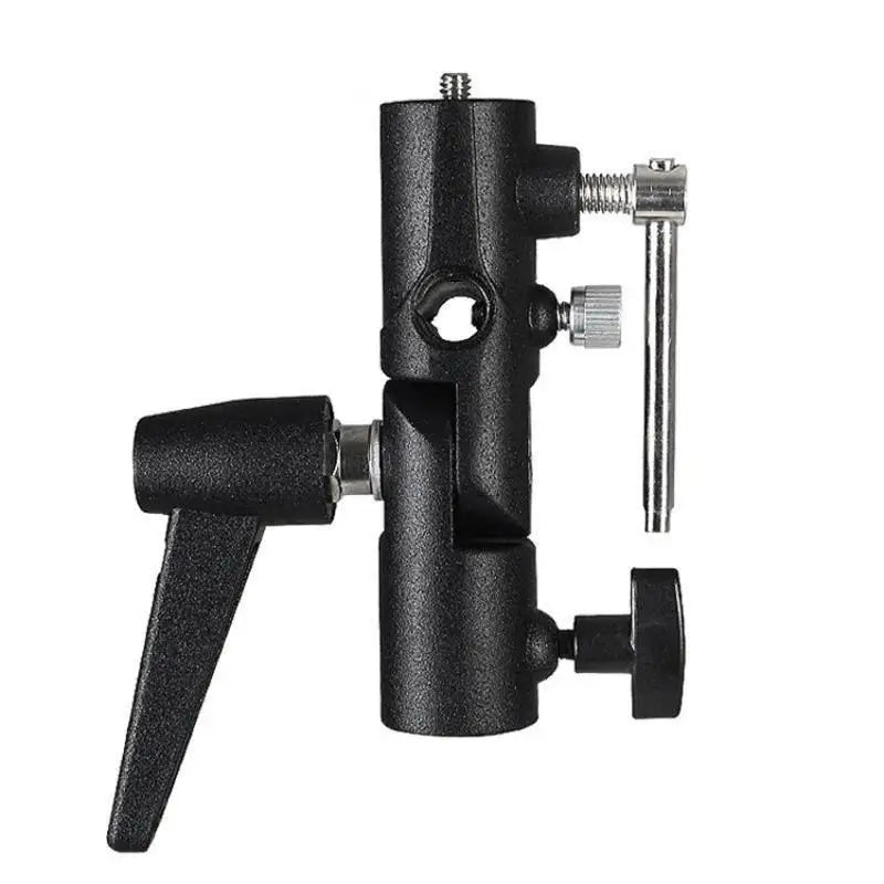 Aluminum Alloy Light Stand Bracket Adjustable Swivel Lock Studio Qme Default Title