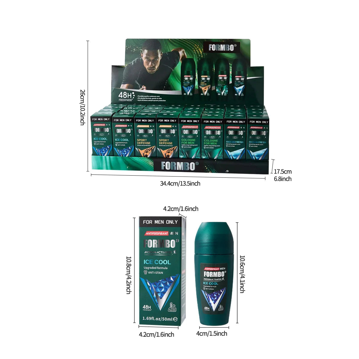 Men's Anti Sweat Body Lotion Long-lasting Fragrance Fresh Aroma Qme