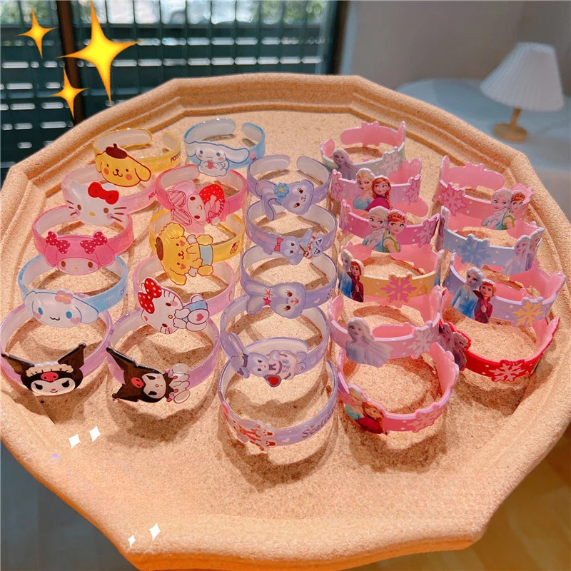 Hello Kitty Kuromi Star Dye Bracelet Student Cartoon Jewelry Cute Qme