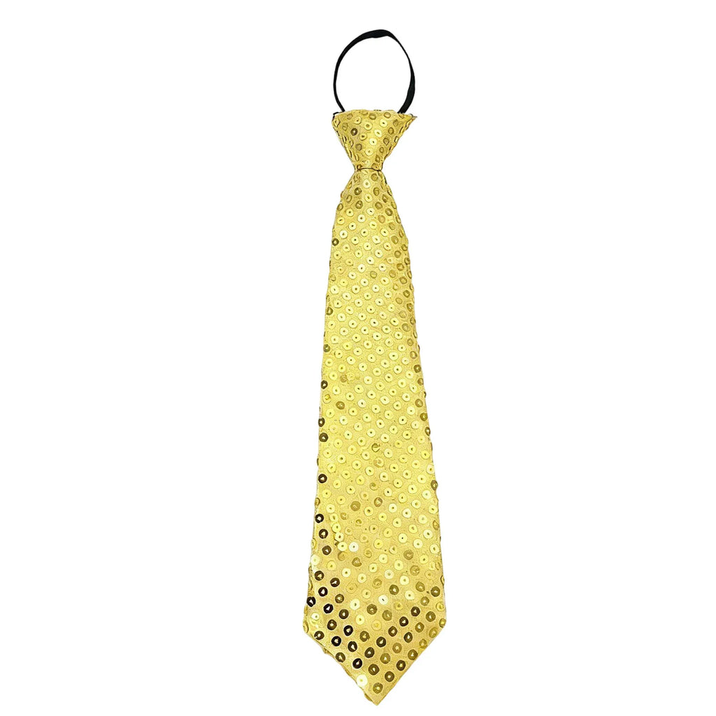 Shiny Sequins Neck Ties Men Women Stage Glitter Performance Prom Paillette Accessories Fashion Party Adjustable Necktie Qme