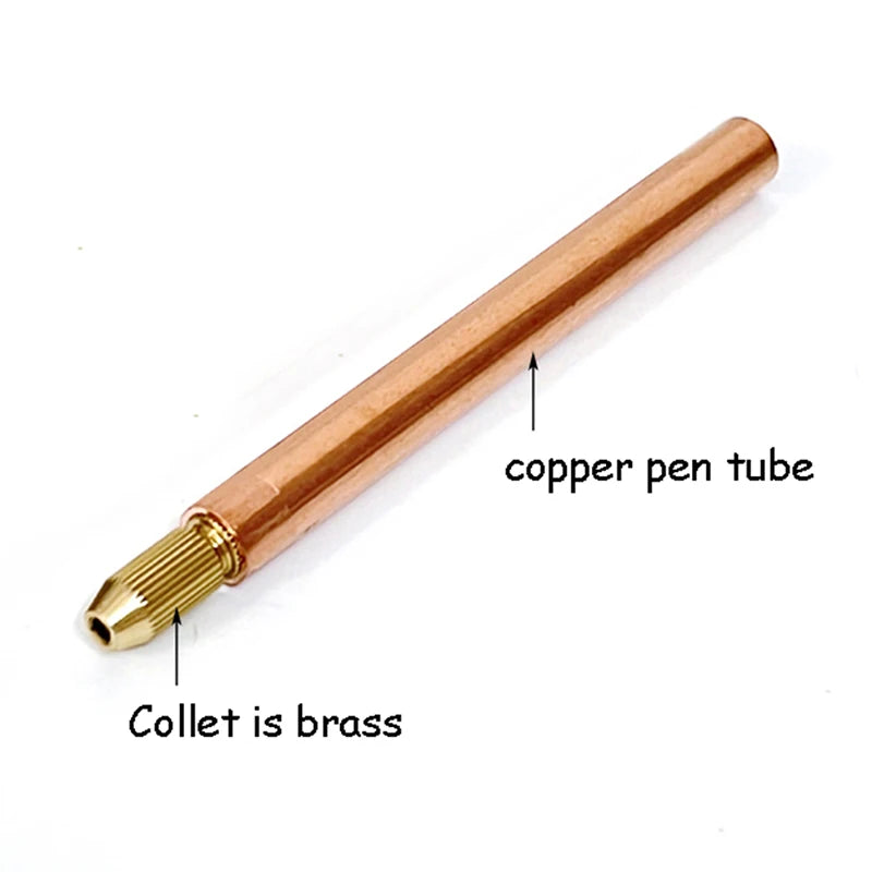 Battery spot welding pen, handheld copper strip 3mm core DIY spot welding pen, threaded fixing battery spot welding accessory Qme
