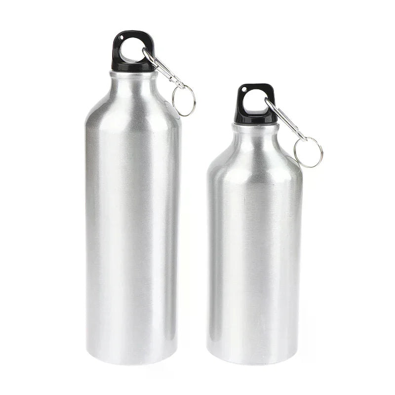1Pc Aluminum Outdoor Bike Sports Water Bottle Drinking Kettle Drinking Cup Leakproof Water Jug For Travel Running Camping Qme