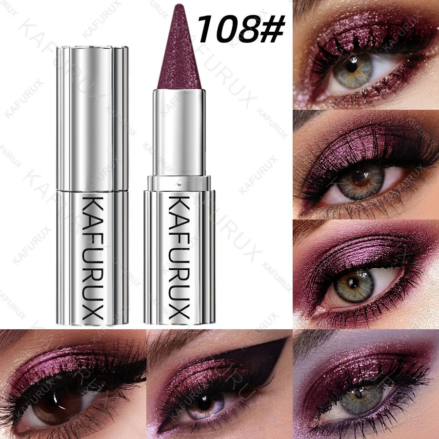 Metallic Waterproof Eyeshadow Sticks Glitter Green Liner Pen Qme 108