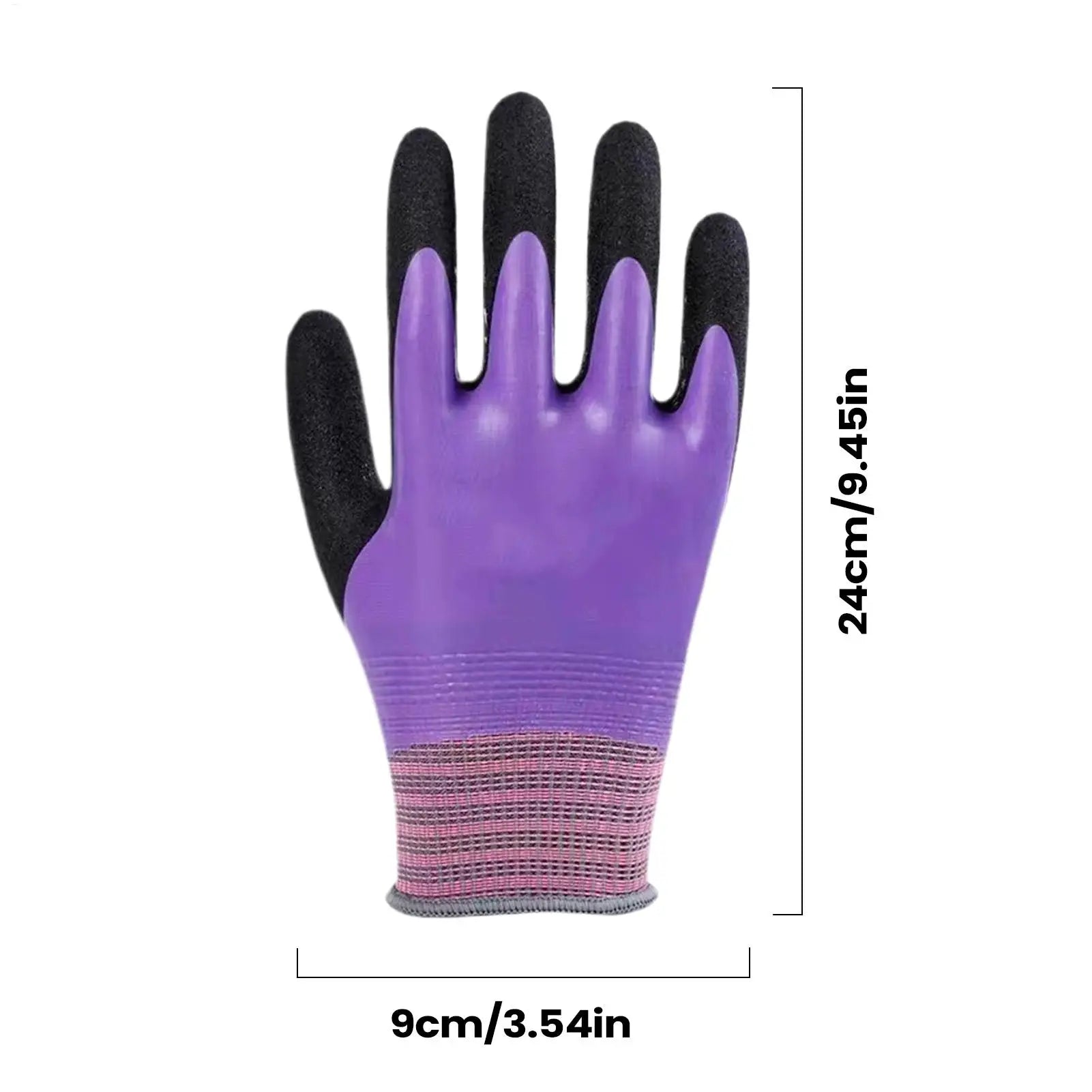 Latex Gloves protective work gloves Safety Work Gloves for Women Work Cleaning Kitchen Cooking Gardening Oven Seafood Qme