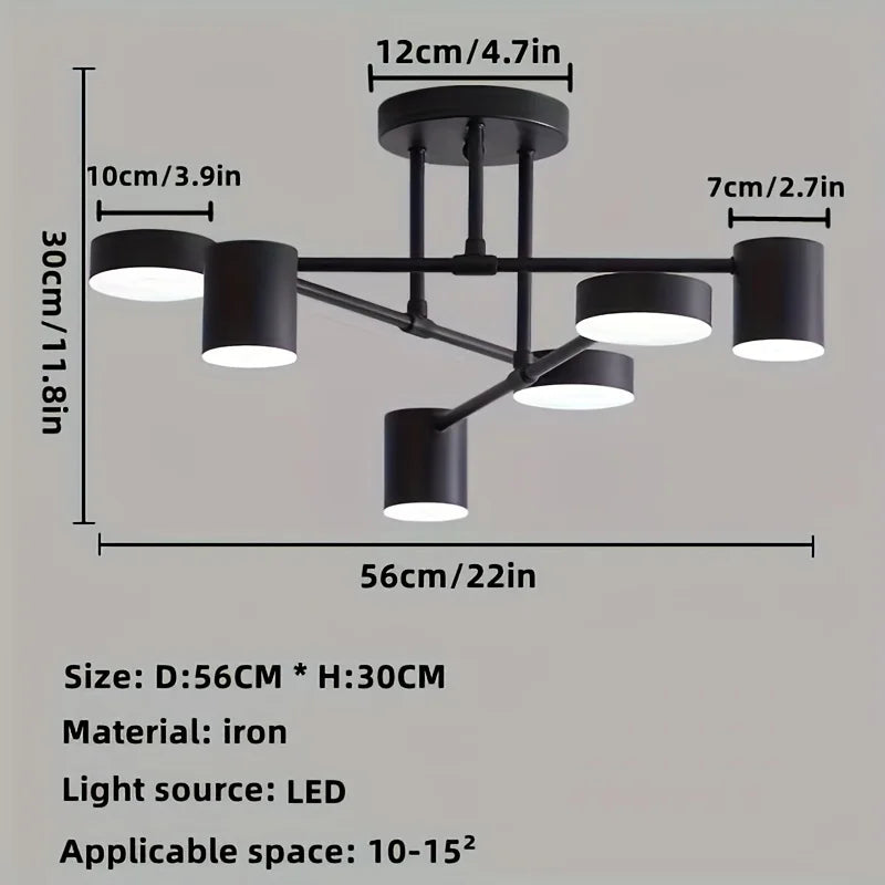 Modern Black Ceiling Chandeliers For Living Room Hall Ceiling Light Fixture Romantic Starry Gold Creative Ceiling Lamp Bedroom Qme lvbindiaodeng